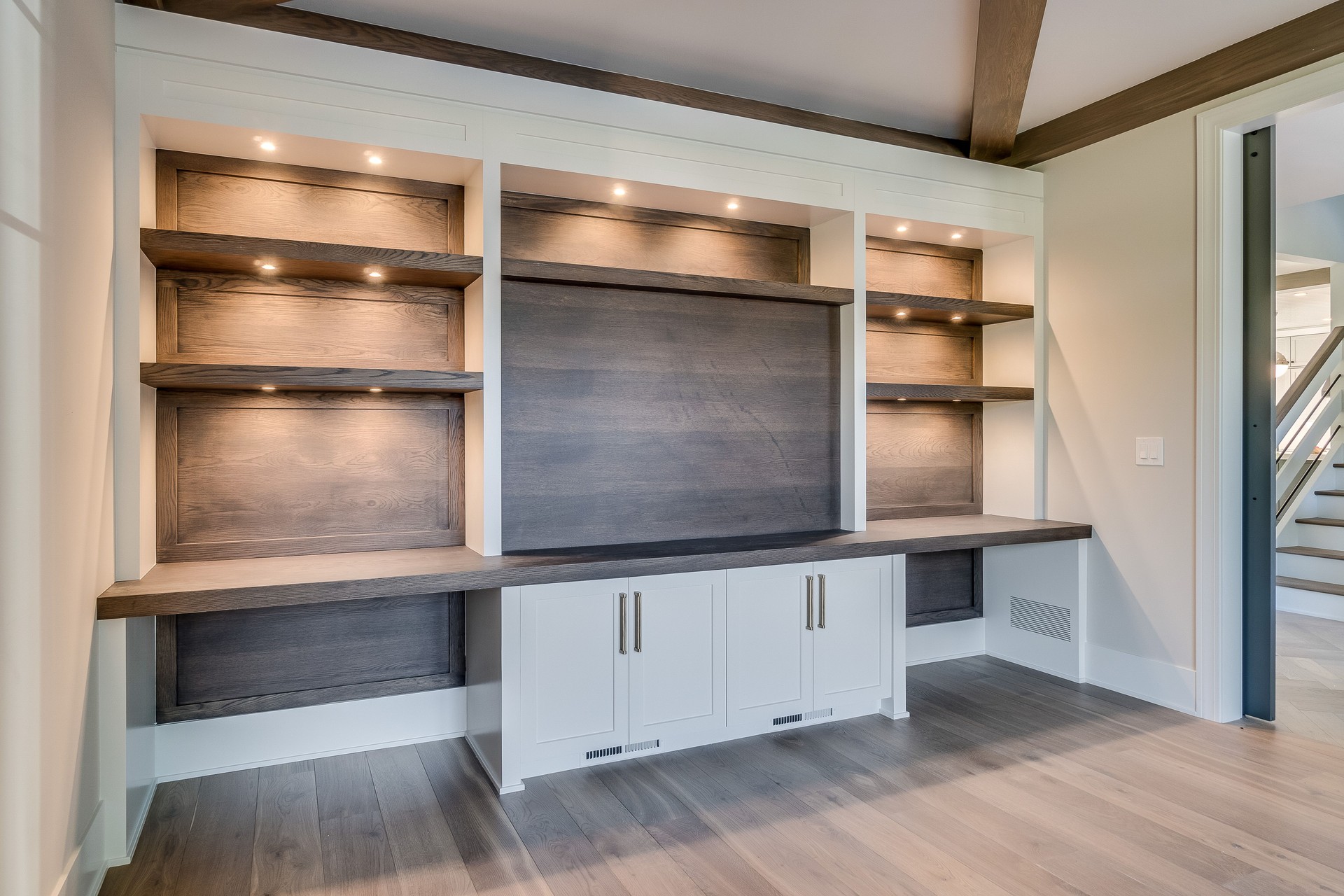 Excellent design and craftmanship of custom entertainment center